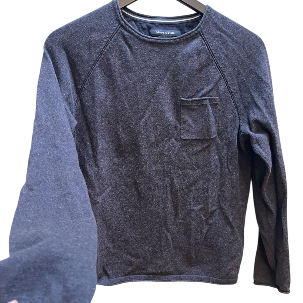 Marc O’polo knit long sleeved charcoal crewneck size Small - Picture 4 of 11
